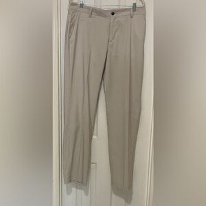 ADIDAS MEN’s CLIMA-LITE Khaki Chinos;34X34;Soft non wrinkle fabric;LOVE!